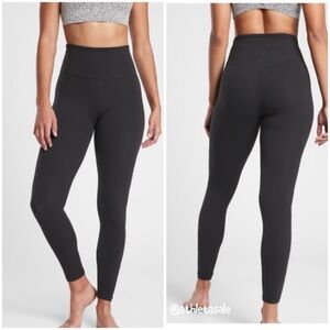 NWT Athleta Ultra High Rise Elation 7/8 Tight // Black #599750